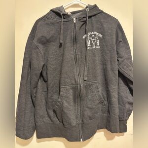 Hunter’s Hardware Grey ZipUp Hoodie